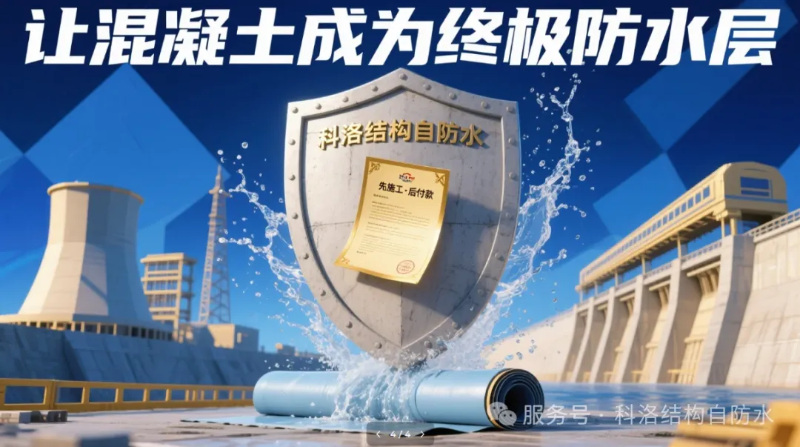 全國(guó)征集2個(gè)標(biāo)桿工程，先施工，后付款！科洛結(jié)構(gòu)自<i style='color:red'>防水</i>中國(guó)行