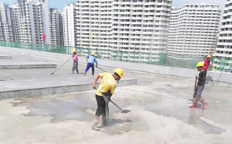 海南大隆E智谷應用科洛混凝土自防水